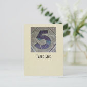 Postale photo numéro 5 carte de table (Debout devant)