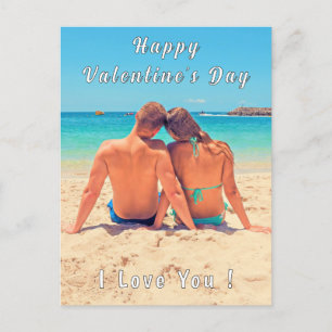 Postale Photo personnalisée Carte Saint-Valentin Concevez 