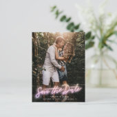 Postale Photo verticale de Neon Enregistrer la carte posta (Debout devant)