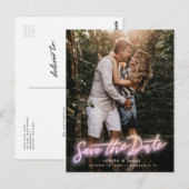 Postale Photo verticale de Neon Enregistrer la carte posta (Devant / Derrière)