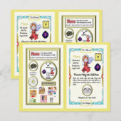 Postale Phova - Carte de commerce de phosphore (Devant / Derrière)