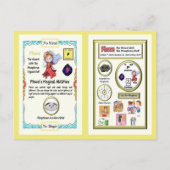 Postale Phova - Carte de commerce de phosphore (Dos)