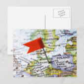 Postale Pingle de carte placée à Berlin, Allemagne sur la (Devant / Derrière)