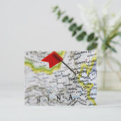 Postale Pinglette de carte placée à Pékin, Chine sur la ca (Debout devant)