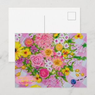 Postale Pique-nique à la carte du parc