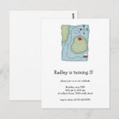 Postale Pirates ・ Carte des pirates (Devant / Derrière)