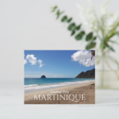 Postale Pittoresque Beach Salutations de Martinique Carte  (Debout devant)