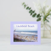 Postale PLAGE CARTE POSTALE, Litchfield Beach (Debout devant)