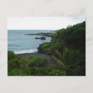 Postale Plage sur la route vers Hana, Maui Hawaii Carte po