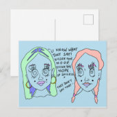 Postale Plus grand le cerceau | Impression de carte postal (Devant / Derrière)