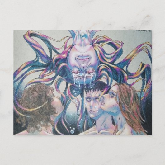 Postale Poignant Art Series 3 de 11 Taille de carte postal (Devant)