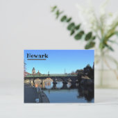 Postale Pont au-dessus de la rivière Trent à Newark Carte  (Debout devant)