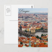 Postale Pont Charles de Prague (Karlův la plupart) Carte p (Devant / Derrière)