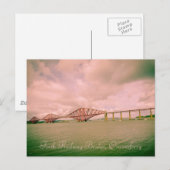 Postale Pont ferroviaire Forth près d'Édimbourg, carte pos (Devant / Derrière)