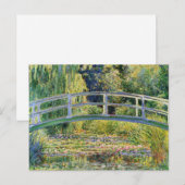 Postale Pont japonais Monet avec nappes d'eau Carte postal (Devant / Derrière)