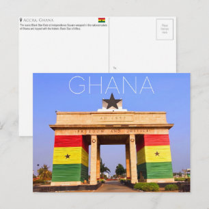 Postale Porte de l'Étoile Noire, Accra, Ghana Carte Postal