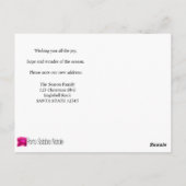 Postale Porte différente - couronne de Noël nouvelle carte (Dos)