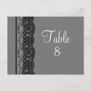 Postale Porte-nom de table en dentelle française Carte pos