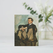 Postale Portrait de Renoir par Frederic Bazille Carte post (Debout devant)