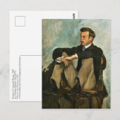 Postale Portrait de Renoir par Frederic Bazille Carte post (Devant / Derrière)