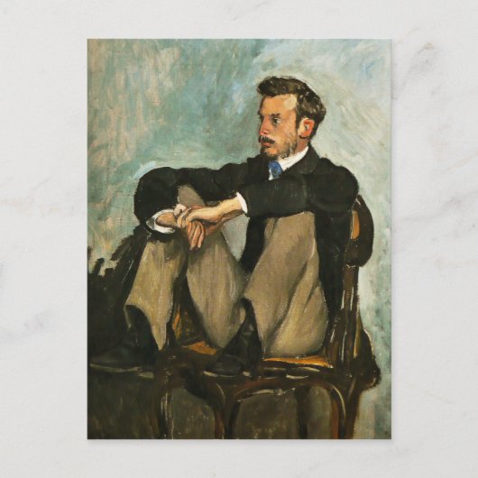 Postale Portrait de Renoir par Frederic Bazille Carte post (Devant)