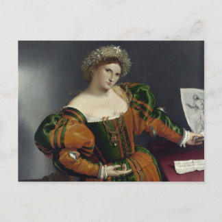 Postale Portrait d'une femme inspirée par Lucretia Carte P
