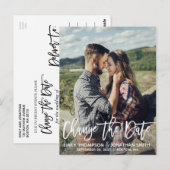 Postale Portrait Moderne Image Modifier La Date Carte Post (Devant / Derrière)