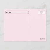 Postale Post-croisement Certains Lapin M'Aime - Carte Post (Dos)