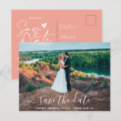 Postale Postal Moderne et élégant calligraphie Carte posta (Devant / Derrière)