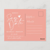 Postale Postal Moderne et élégant calligraphie Carte posta (Dos)