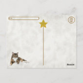 Postale Postcrossing - Pose de chat ridicule - Carte posta (Dos)