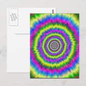 Postale Poster carte Neon Explosion (Devant / Derrière)