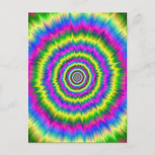Postale Poster carte Neon Explosion (Devant)