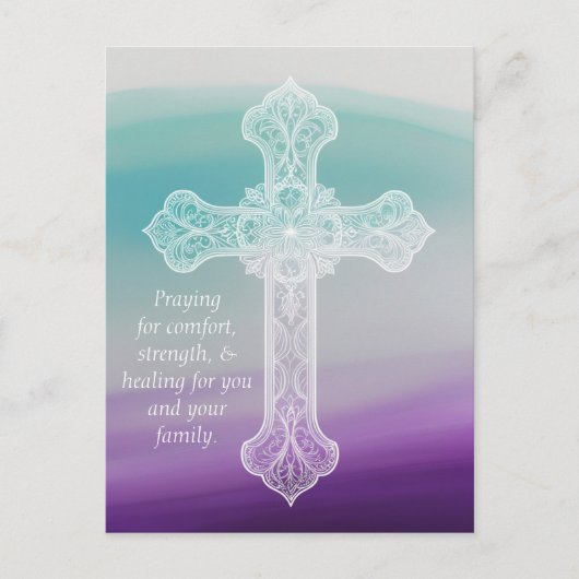 Postale Prière pour Vous - Carte de Condoléances (Devant)