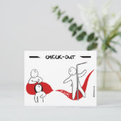 Postale Protocole Carte Core : Départ (Debout devant)