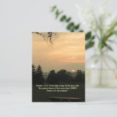 Postale Psaume 113:3 carte coucher de soleil (Debout devant)