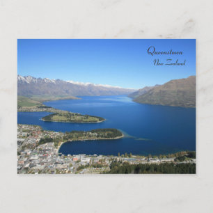 Postale Queenstown de Bob's Peak, Nouvelle-Zélande - Carte
