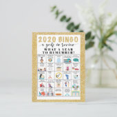 Postale Quelle année d'activités de quarantaine Carte post (Debout devant)