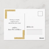 Postale Quelle année d'activités de quarantaine Carte post (Dos)