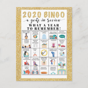 Postale Quelle année d'activités de quarantaine Carte post