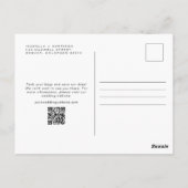 Postale QUINN Carte du Portugal Enregistrer la date (Cœur (Dos)