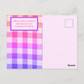 Postale Rainbow Picnic Diagonal Enregistrer la carte posta (Dos)
