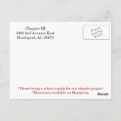 Postale Rappel Carte postale3 (Dos)