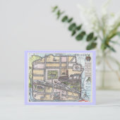 Postale Rare carte ancienne restaurée de Jérusalem (Debout devant)