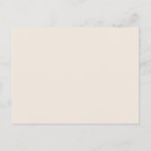 Postale Réception de mariage Fleur sauvage simple Carte de (Dos)