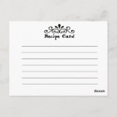 Postale Recette Carte Antique Kentucky (Dos)