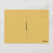 Postale RECETTE POUR CITROUILLE DE VACANCES | Carte postal (Dos)