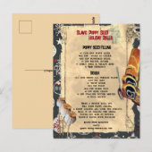 Postale Recette Roll de graines de pavot slave | Carte pos (Devant / Derrière)