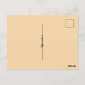 Postale Recette Roll de graines de pavot slave | Carte pos (Dos)