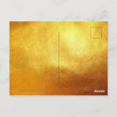 Postale Red Gold Lanterns Rat papier coupé 2020 carte post (Dos)